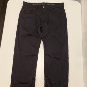 prAna Slim Fit Black Pants Born from the Experience Mens Size 34 x 32